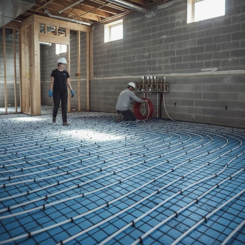 Radiant Floor Heating Installation