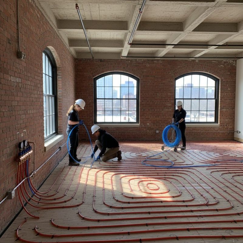 Radiant Floor Heating Installation