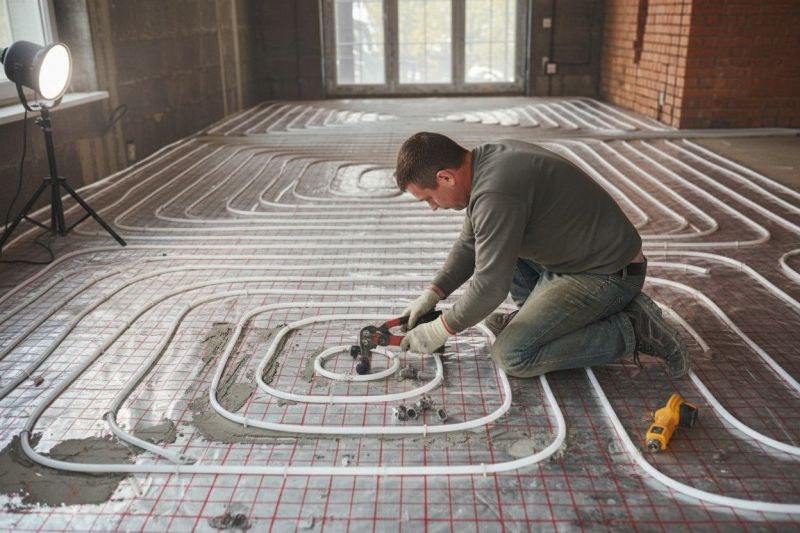 Radiant Floor Heating Installation