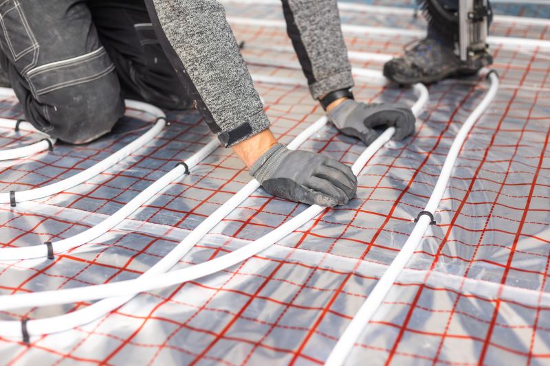 In-floor Pipe Installation