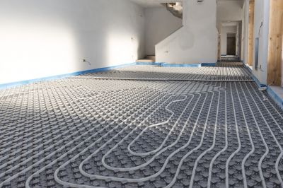 Finished Radiant Floor Heating System